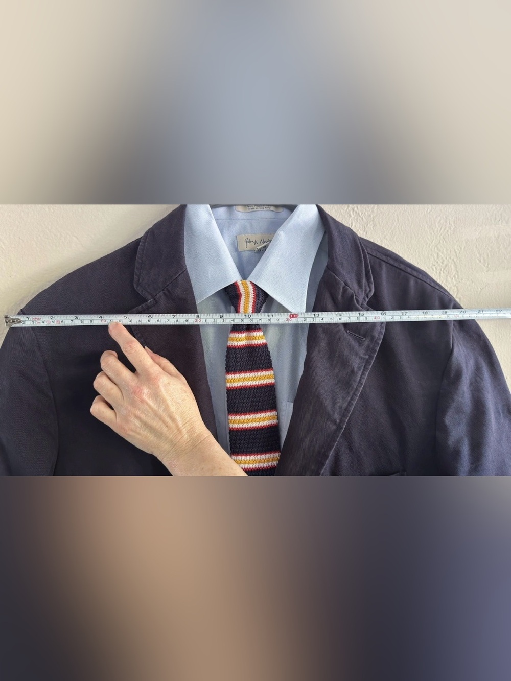 Ralph Lauren Navy Blazer with Embroidered Crest - Picture 9 of 11